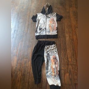 melvin tracksuit set size medium